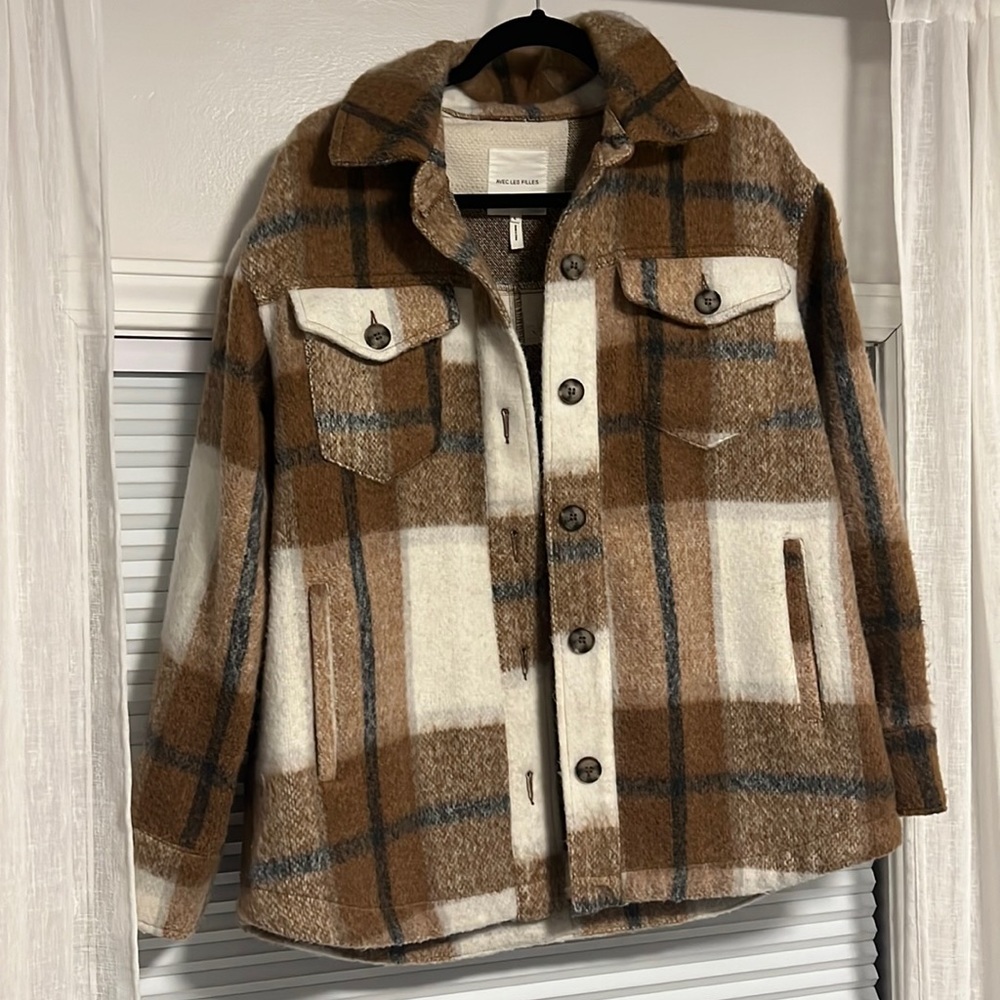 Plaid shacket
